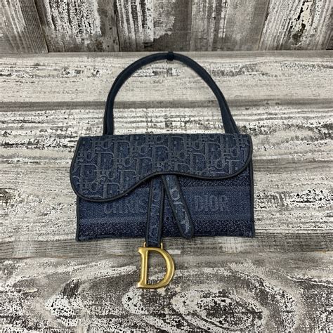 dior slim saddle pouch|dior saddle denim.